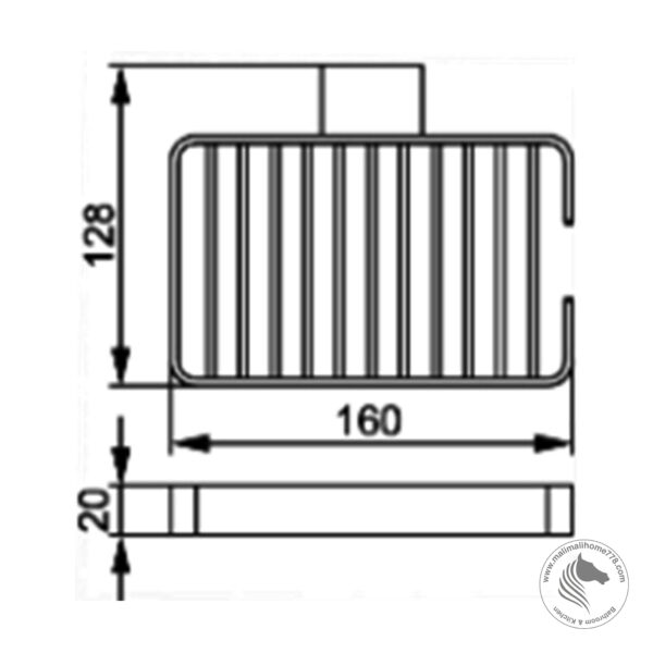 ABAGNO AR-5711 Soap Basket - Image 2