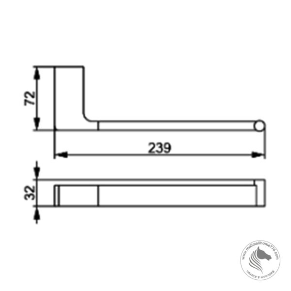 ABAGNO AR-5780 Towel Ring - Image 2