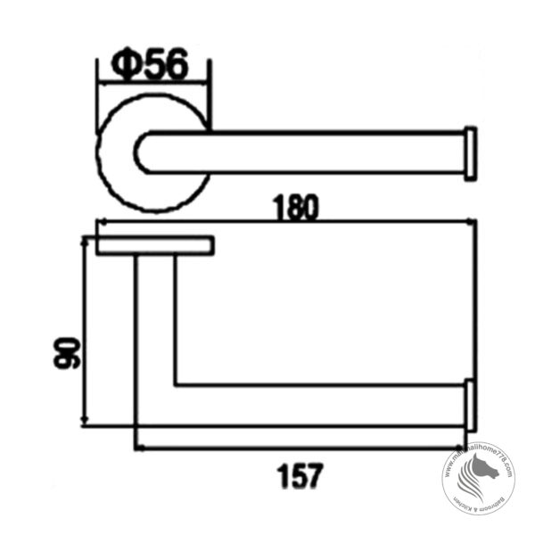 ATGET AX28-301P Toilet Paper Holder - Image 2