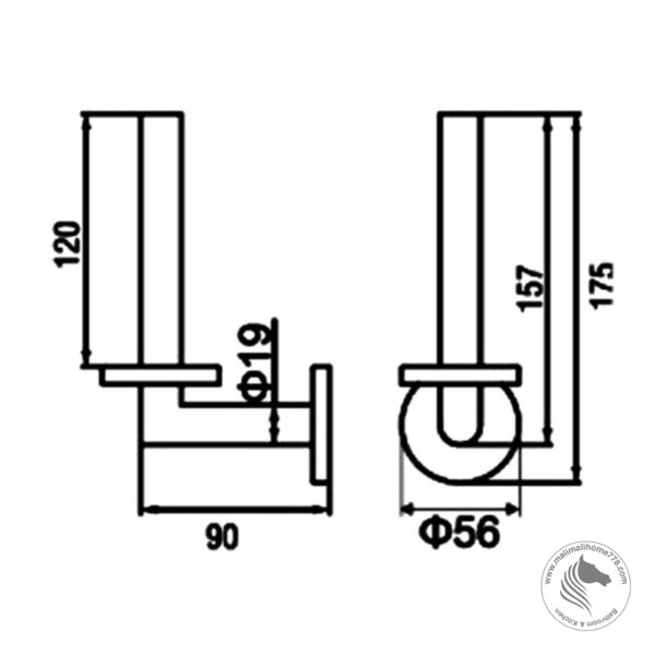 ATGET AX28-373P Toilet Paper Holder - Image 2