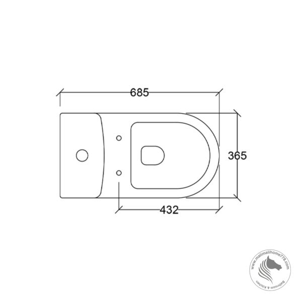 ESTILLO FLORENCE One Piece Washdown Water Closet - Image 5