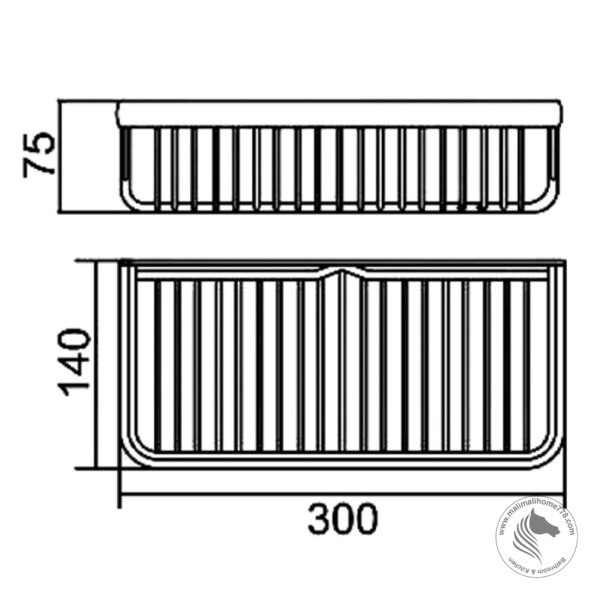 ABAGNO SK-3000-ZG Bathroom Basket - Image 2