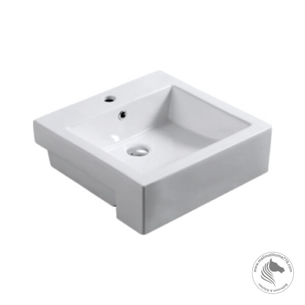 ABAGNO UDINE Semi Recessed Wash Basin