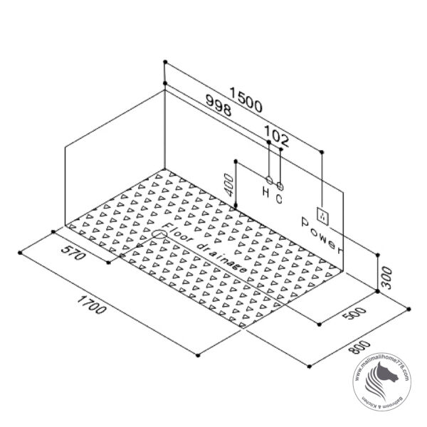 SSWW A103A-W Hydro Massage Bathtub (White) - Image 6