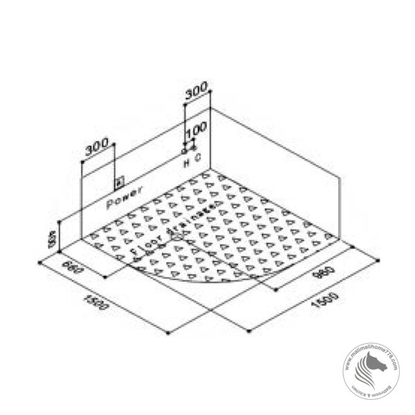 SSWW A111B-W Hydro Massage Bathtub (White) - Image 4