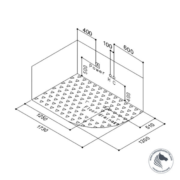 SSWW A304-W Hydro Massage Bathtub (White) - Image 6