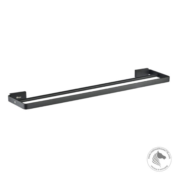 ABAGNO AR-8130D-MB 750mm Double Towel Bar [Matte Black]