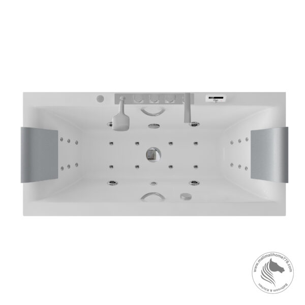 SSWW AU1006 Hydro Massage Bathtub (White) - Image 2