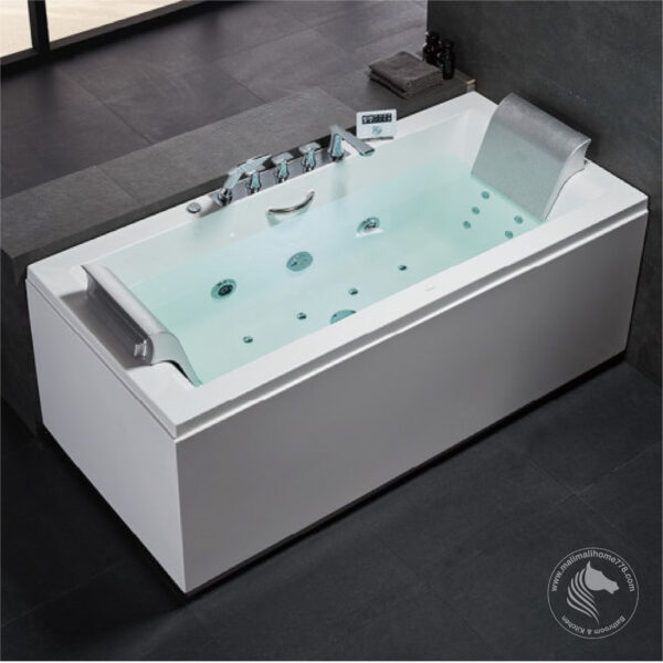 SSWW AU1006 Hydro Massage Bathtub (White) - Image 4