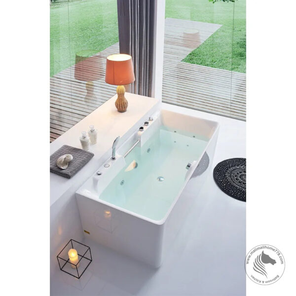 SSWW AX221A-W Hydro Massage Bathtub (White) - Image 4