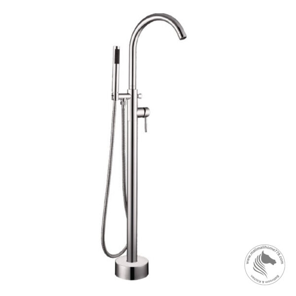 Abagno FRM-201-CR Exposed Floor-Mounted Bath & Shower Mixer