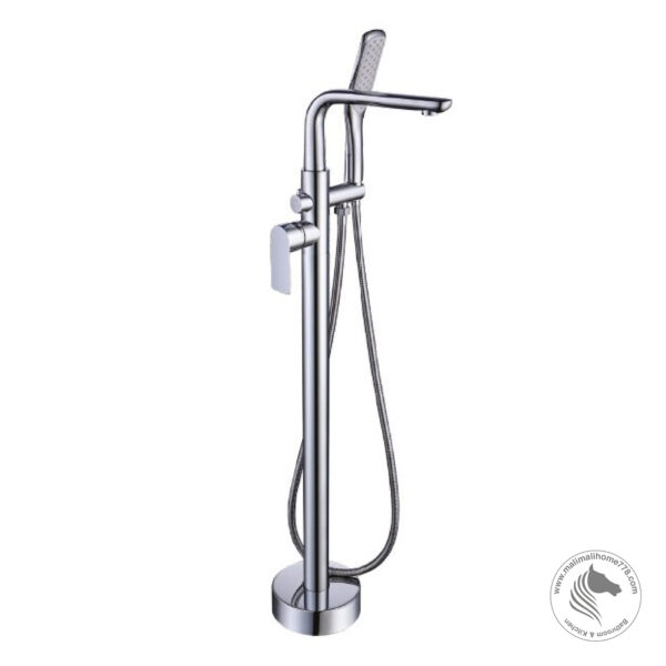 Abagno FRM-202-CR Exposed Floor-Mounted Bath & Shower Mixer