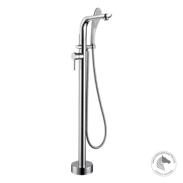 Abagno FRM-203-CR Exposed Floor-Mounted Bath & Shower Mixer