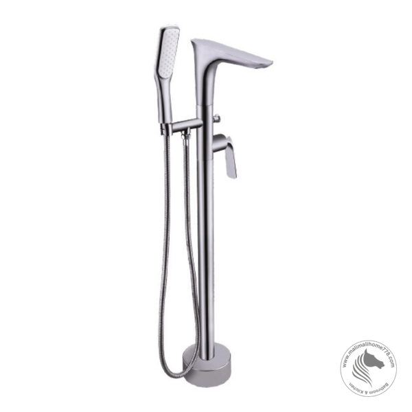 Abagno FRM-205-CR Exposed Floor-Mounted Bath & Shower Mixer