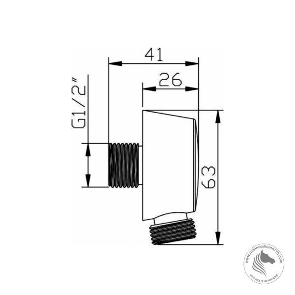 ABAGNO LS-25-50-NK Water Connection - Image 2