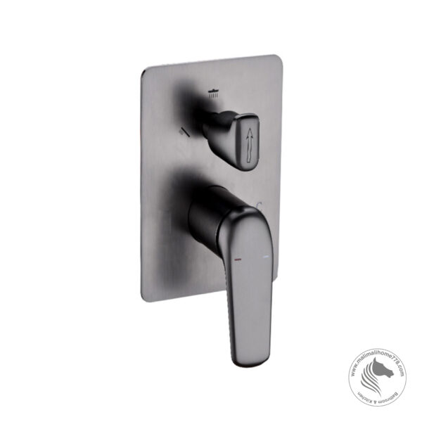 ABAGNO STM-015-BN Single Lever Concealed Shower Mixer With Diverter [Black Nickel]