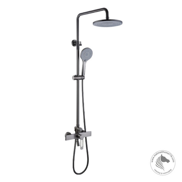 ABAGNO TB-BM-819-563-BN Exposed Shower Column With Bath Mixer [Black Nickel]