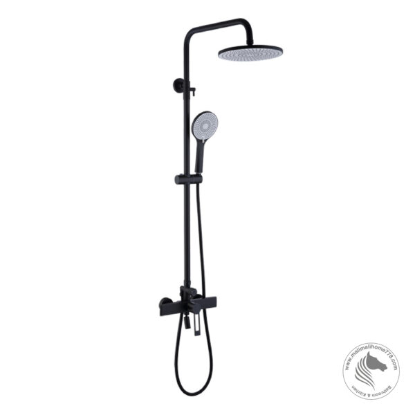 ABAGNO TB-BM-819-563-MB Exposed Shower Column With Bath Mixer [Matte Black]