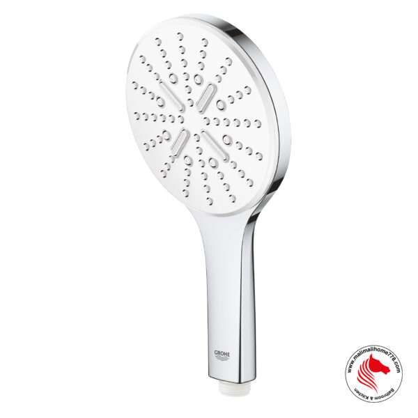 GROHE G-26544LS0 RAINSHOWER SMARTACTIVE 130 Hand Shower 3 Sprays [Moon White] - Image 3