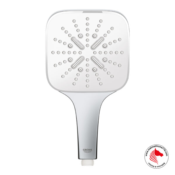 GROHE G-26551LS0 RAINSHOWER SMARTACTIVE 130 CUBE Hand Shower 3 Sprays [Moon White] - Image 2