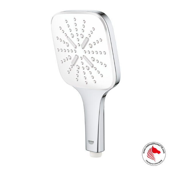 GROHE G-26551LS0 RAINSHOWER SMARTACTIVE 130 CUBE Hand Shower 3 Sprays [Moon White] - Image 3