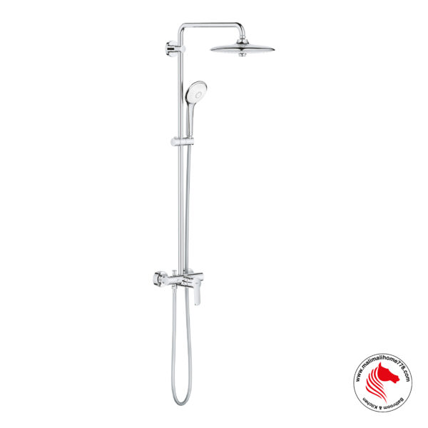 GROHE G-27473002 EUPHORIA SYSTEM 260 Shower System With Single Lever Mixer For Wall Mounting