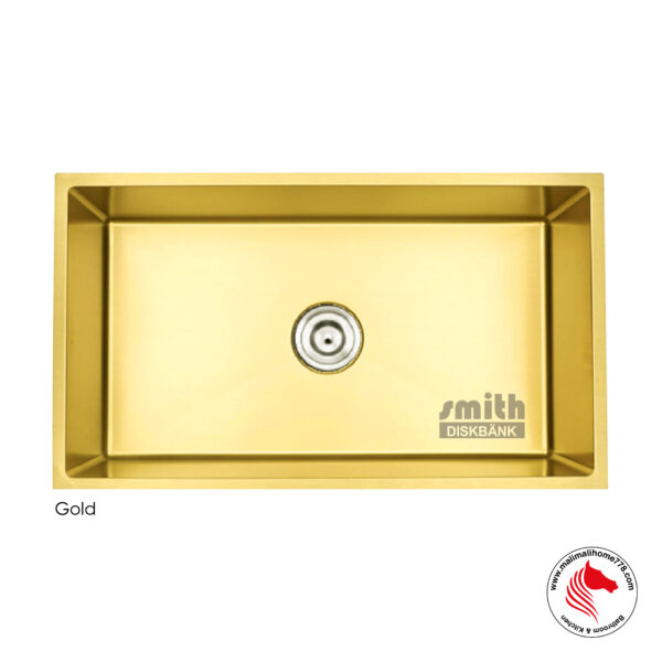 SMITH SUM-804523-N Grade 304 Stainless Steel Undermount Kitchen Sink With Nano Coating