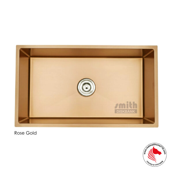 SMITH SUM-804523-N Grade 304 Stainless Steel Undermount Kitchen Sink With Nano Coating - Image 4