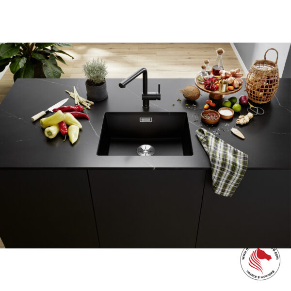 BLANCO SUBLINE 500-U Silgranite Sink With Infino Waste [Undermount] - Image 8