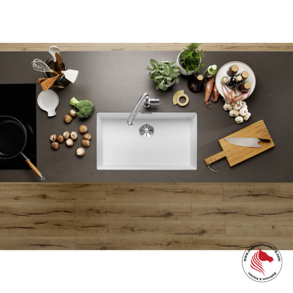 BLANCO SUBLINE 700-U Silgranite Sink With Infino Waste [Undermount] - Image 8