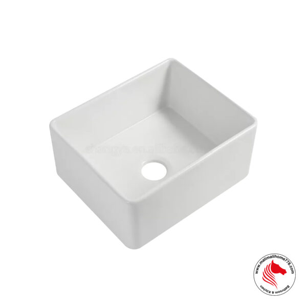 SMITH FS-614525 Fireclay Reversible Apron Sink - Image 2