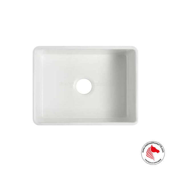 SMITH FS-614525 Fireclay Reversible Apron Sink - Image 3