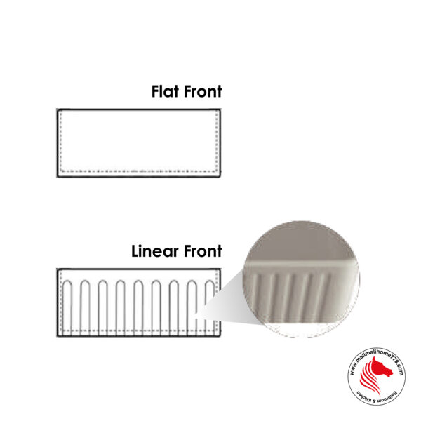 SMITH FS-614525 Fireclay Reversible Apron Sink - Image 5