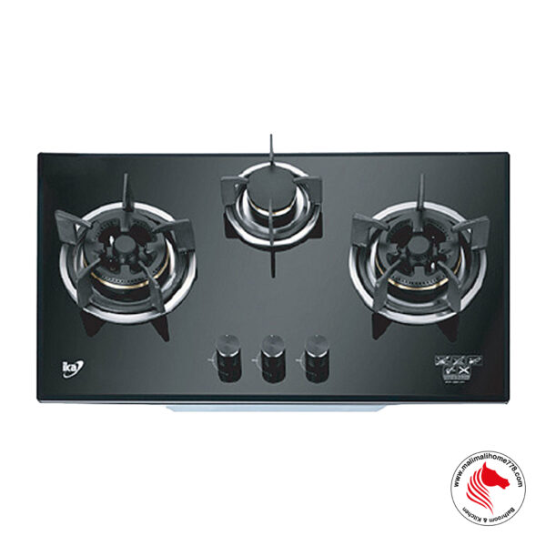 IKA-3BR/SV 3 Burner Gas Hob (5.5kW Heat L/R Output)