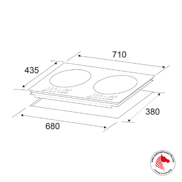 IKA-CC2222CS 3100W 2 Ceramic Electric Hob - Image 7