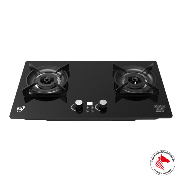 IKA-ESSEN PLUS 2 Burner Gas Hob with Timer Setting (5.5kW Heat L/R Output) - Image 2