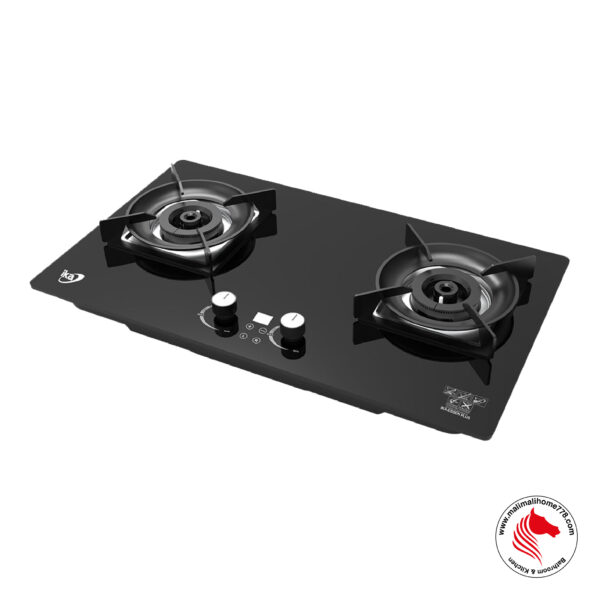 IKA-ESSEN PLUS 2 Burner Gas Hob with Timer Setting (5.5kW Heat L/R Output) - Image 3