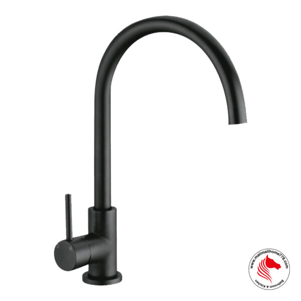 SMITH SFT-005-BK Single Lever Kitchen Sink Mixer With Swivel Spout [Black Nickel]