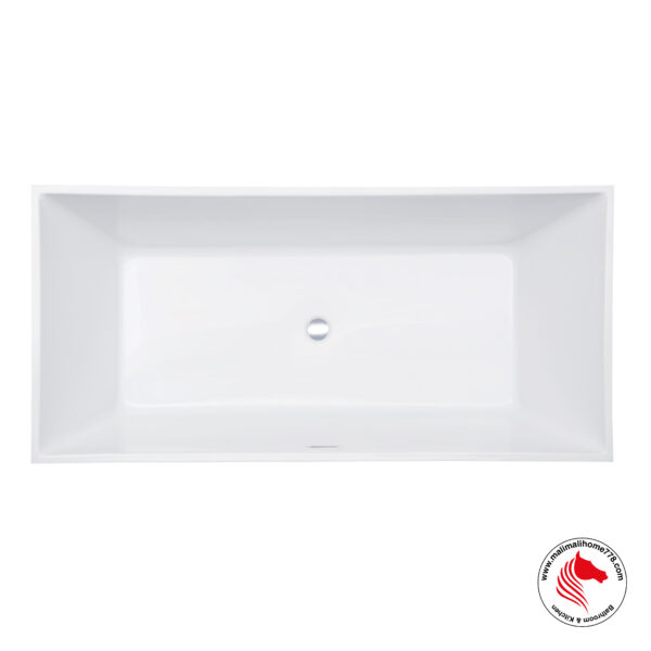 ABAGNO K505 Free Standing Bathtub [White] - Image 2