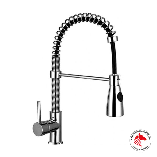 ABAGNO LKM-8000A Single Lever Kitchen Sink Mixer With Flexible Spout [Chrome Plated]