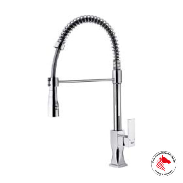 ABAGNO SAM-7000J-CR Single Lever Kitchen Sink Mixer With Flexible Spout [Chrome Plated]