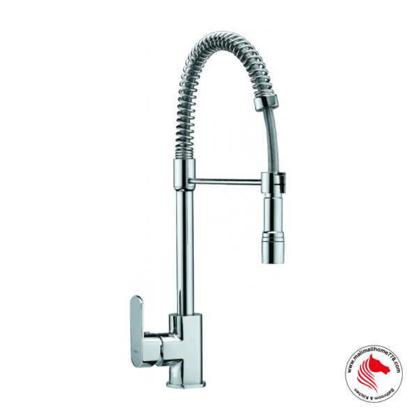 ABAGNO SEM-7000-CR Single Lever Kitchen Sink Mixer With Flexible Spout [Chrome Plated]