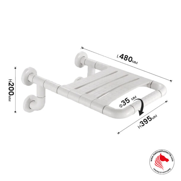 TAPI TAP-B4048 Safety NonSlip Bath Bench Shower Chair - Image 3