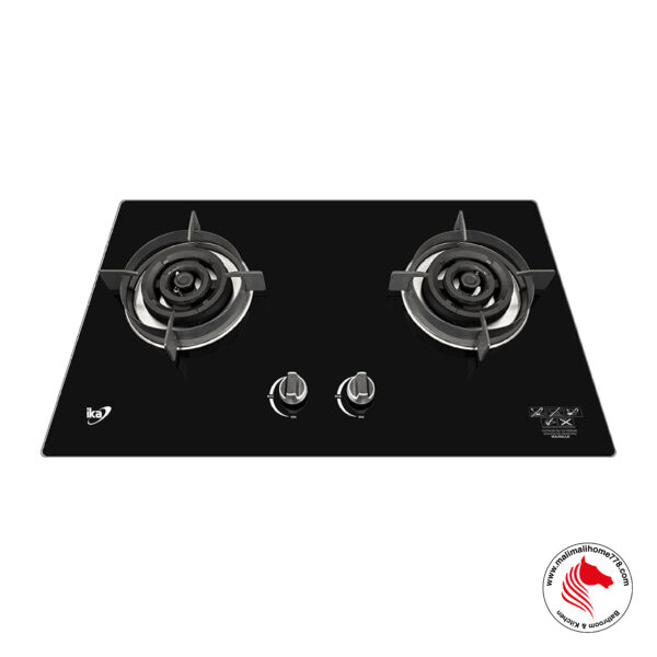 IKA-HALLE 2 Burner Gas Hob (6.8kW Heat L/R Output) - Image 2