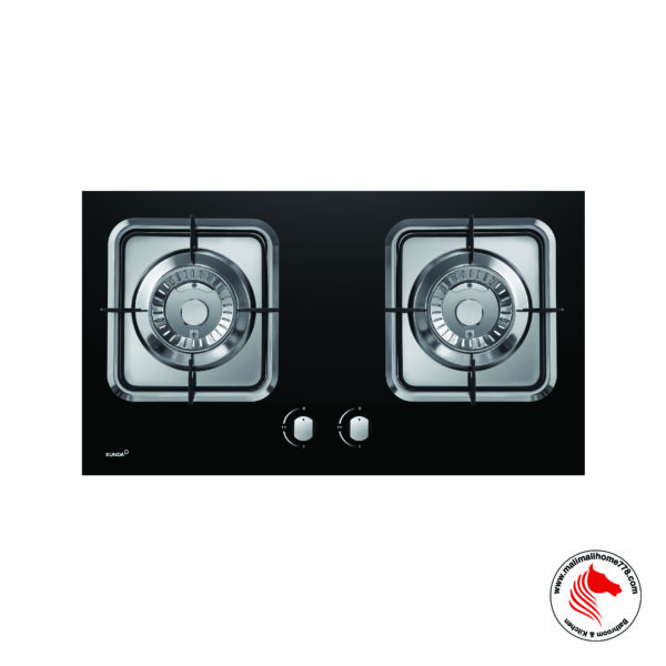 XUNDA 2-DS312T 2 Burner Gas Hob (4.3kW Heat L/R Output) - Image 2