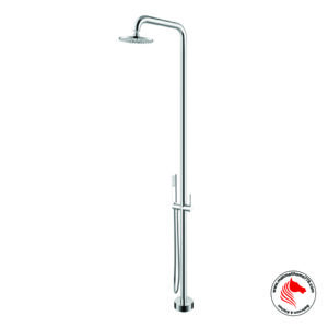 ABAGNO FRM-501-CR Exposed Floor Mounted Shower Column with Shower Mixer