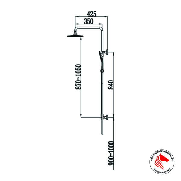 ABAGNO SP-808-503 Exposed Shower Column - Image 2