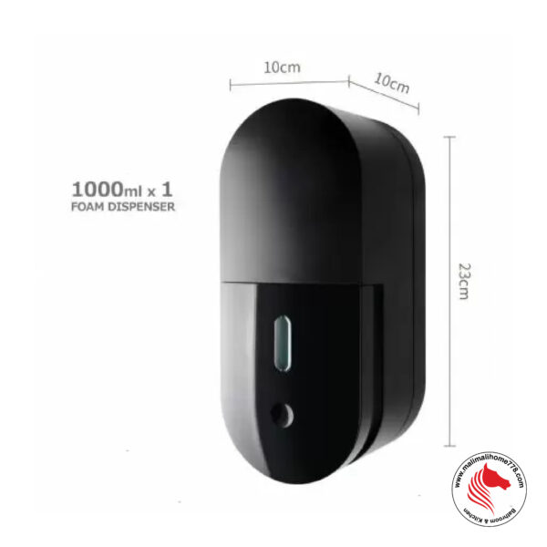 HOMEPLUZ DH-1000B 1000ml Wall Mounted Foam Dispenser [Black] - Image 4
