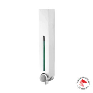 HOMEPLUZ DH-700-1W 500ml Square Wall Mounted Soap Dispenser [White]