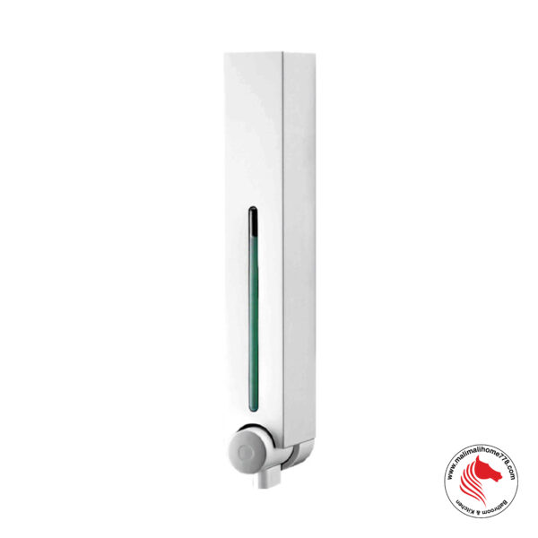 HOMEPLUZ DH-700-1W 500ml Square Wall Mounted Soap Dispenser [White]